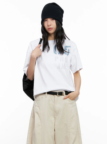 05 Graphic Print Short-Sleeve Tee IG508