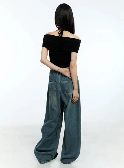 shirred-off-shoulder-short-sleeve-tee-iu525