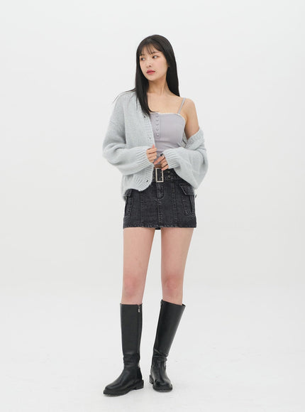 Denim Mini Skirt J21