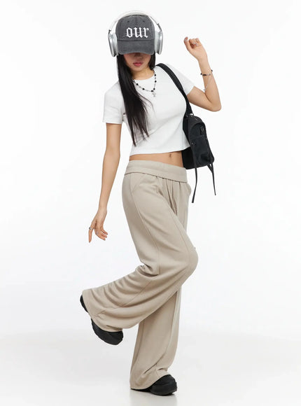 Cropped Slim-Fit Tee IA507