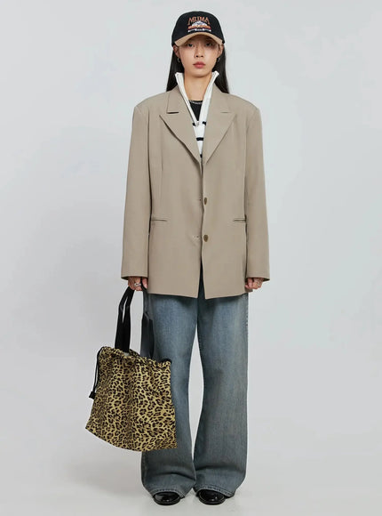 Amora Vintage Washed Wide-leg Jeans IO530