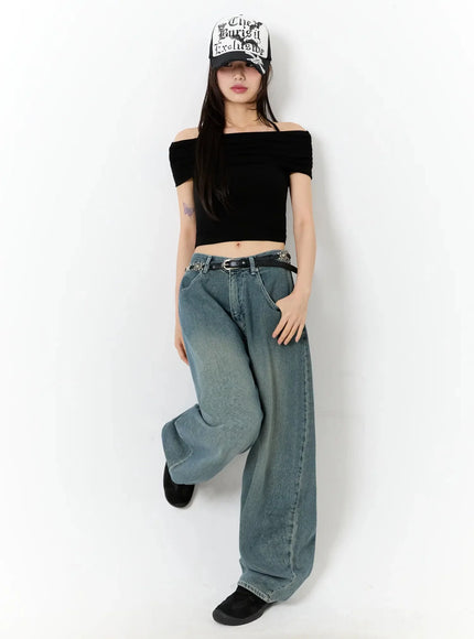 shirred-off-shoulder-short-sleeve-tee-iu525