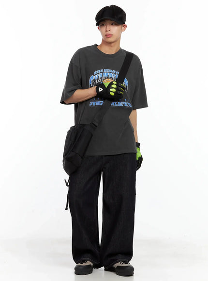 Men's Sporty Graphic T-Shirt IL516