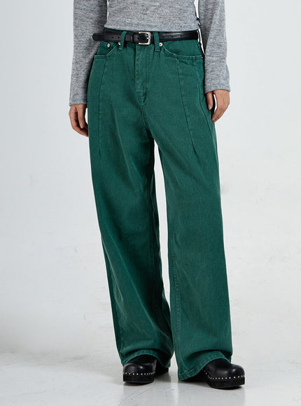 Wide Leg Cotton Pants Unisex CO13