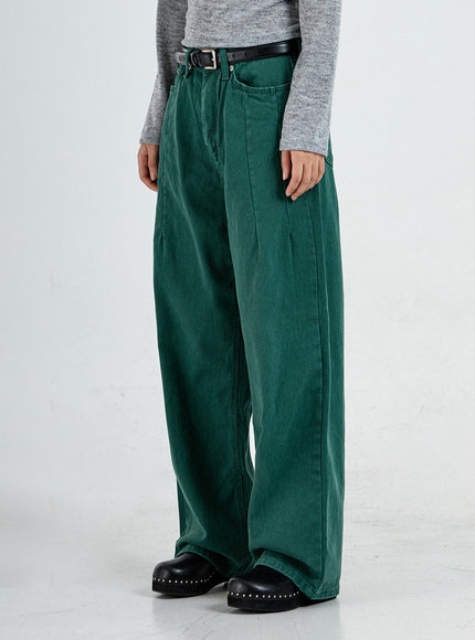 Wide Leg Cotton Pants Unisex CO13