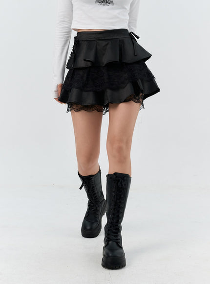 frilly-lace-tiered-mini-skirt-is306