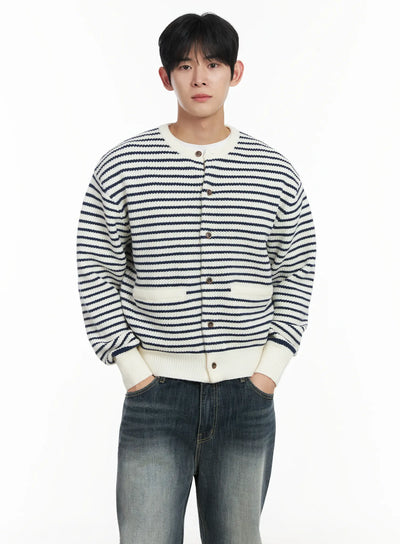 mens-striped-waffle-knit-cardigan-if517