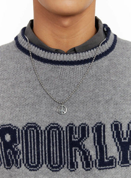 peace-pendant-ball-chain-necklace-id524