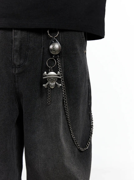 edgy-charm-chain-io502 / Black