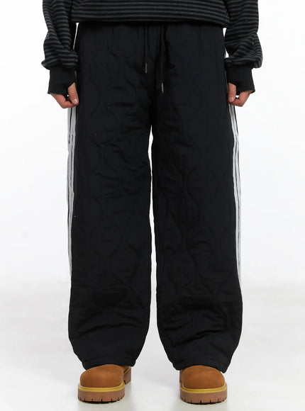 side-lined-adjustable-track-pants-id515 / Black