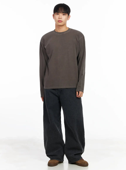 mens-pigment-long-sleeve-tee-im511 / Brown
