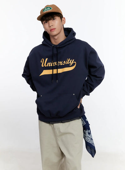 mens-university-graphic-hoodie-is530 / Dark blue