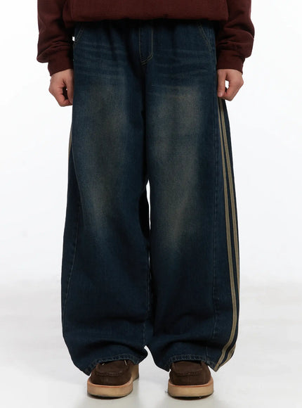 side-lined-wide-jeans-id515 / Dark blue