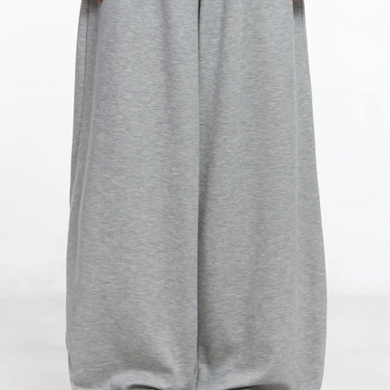 mens-wide-leg-sweatpants-is519 / Gray