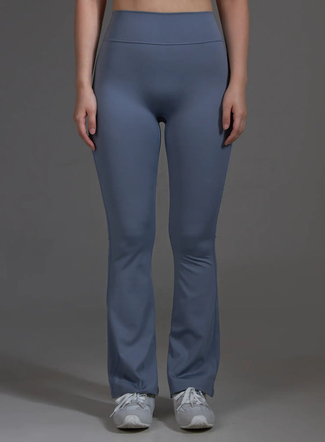 high-waist-flared-leggings-light-blue-io517 / Light blue