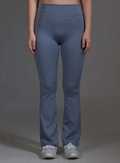high-waist-flared-leggings-light-blue-io517 / Light blue