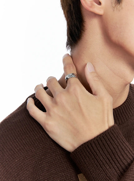 chunky-ring-io502 / Silver