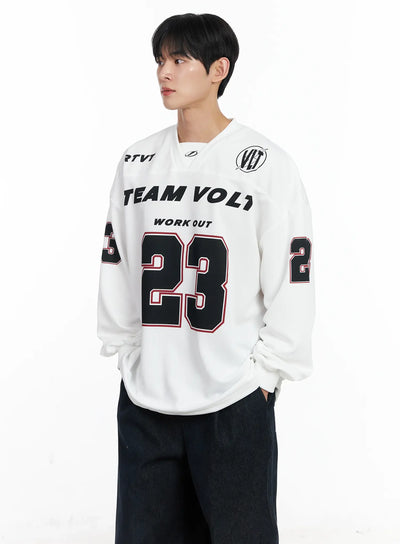 mens-sporty-long-sleeve-jersy-ij521 / White