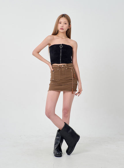 Ripped Ends Mini Skirt BD23