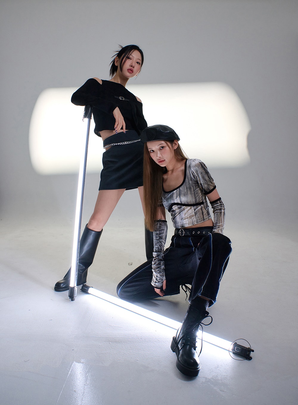 Cut Out Side Mini Skirt BD23