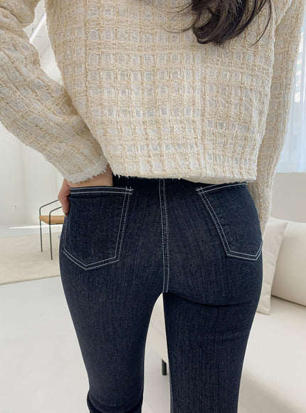 High Waist Bootcut Jeans IM12