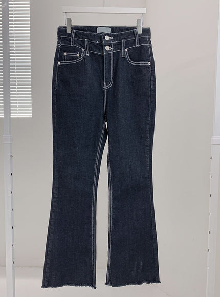 High Waist Bootcut Jeans IM12