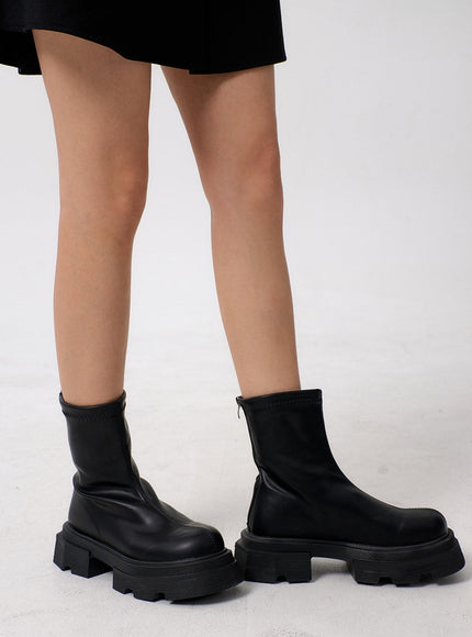 Chunky Platform Ankle Boots BM302