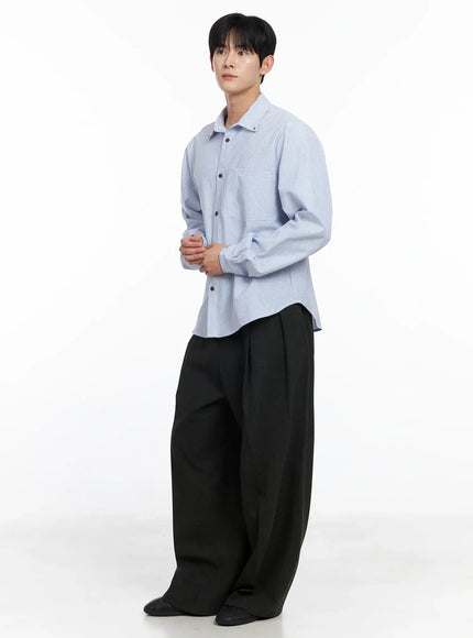mens-dark-gray-wide-slacks-ij521