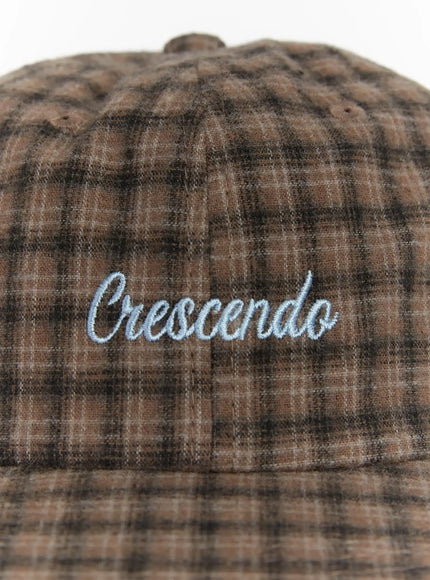 checkered-street-style-camp-hat-id523