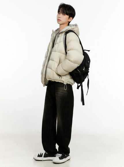 mens-color-block-puffer-jacket-light-beige-io531