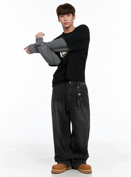 mens-wide-leg-two-tuck-denim-jeans-io502