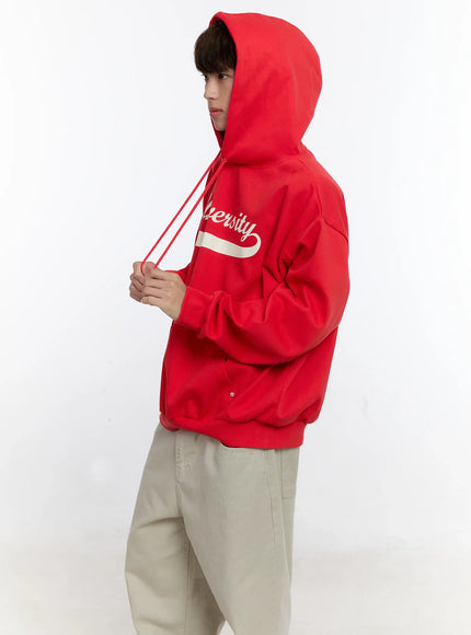 mens-university-graphic-hoodie-is530 / Red