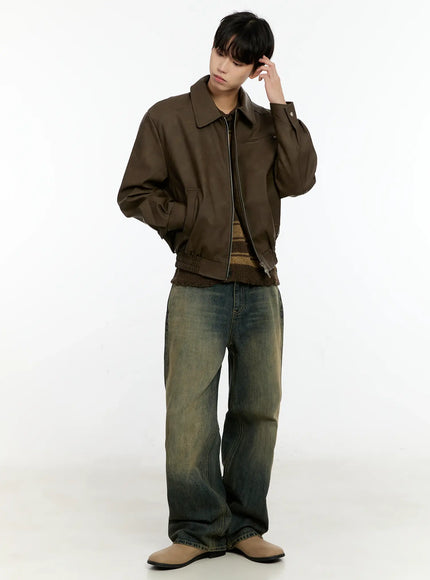 mens-textured-faux-leather-jacket-in503