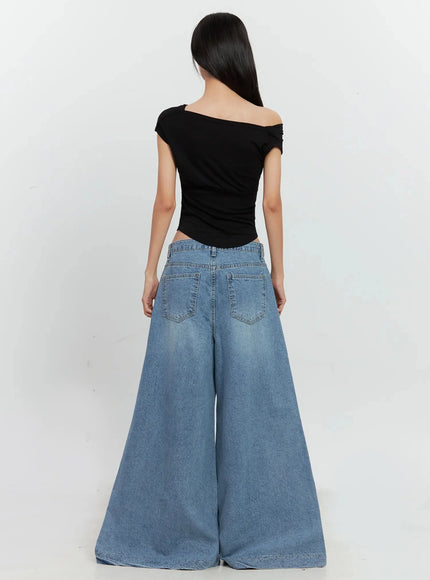 Off-Shoulder Draped Top IL528