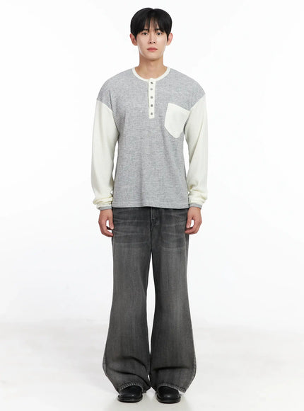 mens-two-toned-wool-knit-long-sleeve-top-ij521
