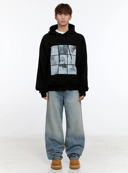 Men's Washed Denim Jeans IN512