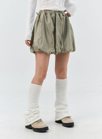 balloon-nylon-mini-skirt-is306
