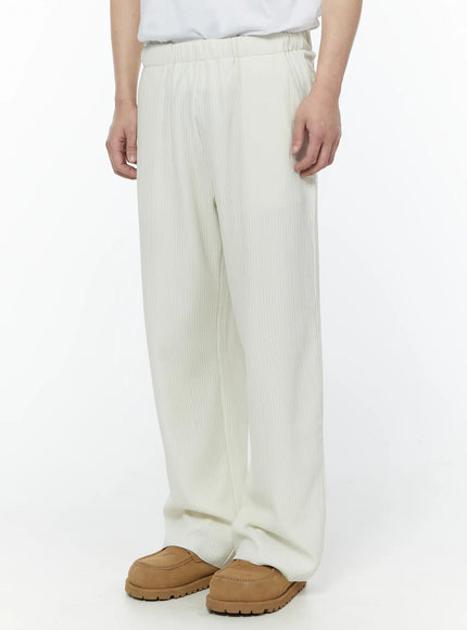 Men's Pleated Wide Leg Pants IY506