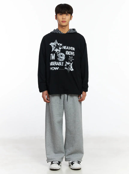 mens-fleece-drawstring-sweatpants-if506