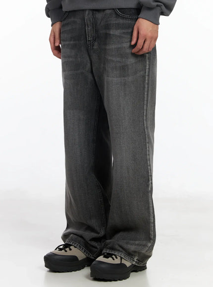 mens-dark-gray-semi-flared-jeans-ij521