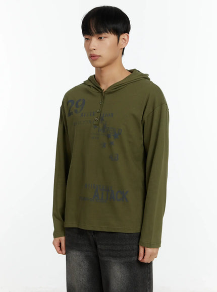 mens-graphic-print-henley-hooded-long-sleeve-top-if511