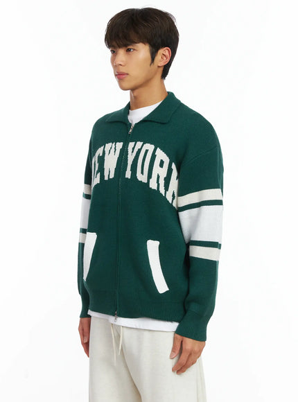 mens-new-york-collar-zip-up-cardigan-ij514