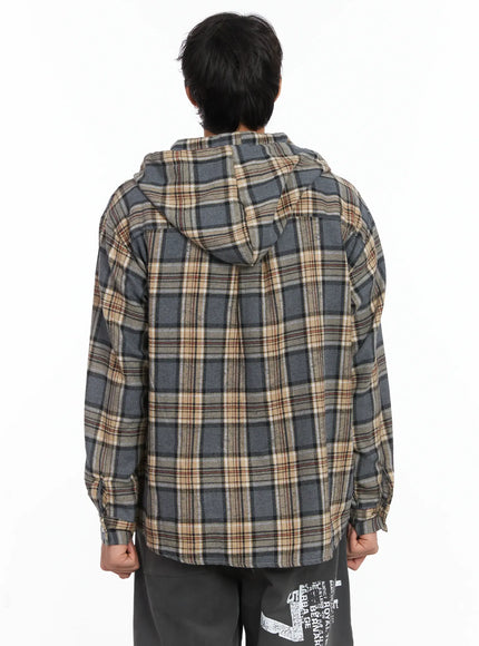 mens-plaid-hooded-flannel-ij512