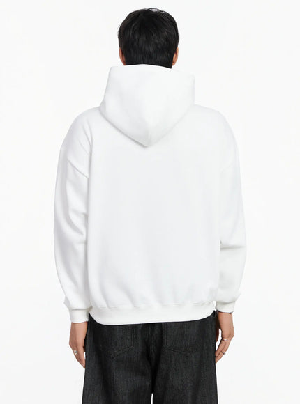 Men's Graffiti Graphic Fleece-Lined Hoodie IJ527