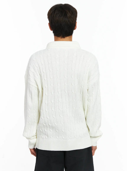 mens-cable-knit-collar-sweater-ij514