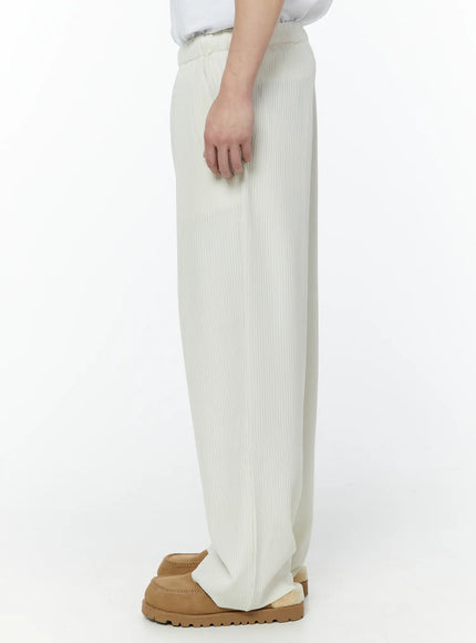 Men's Pleated Wide Leg Pants IY506
