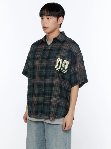 mens-plaid-graphic-short-sleeve-shirt-ia520