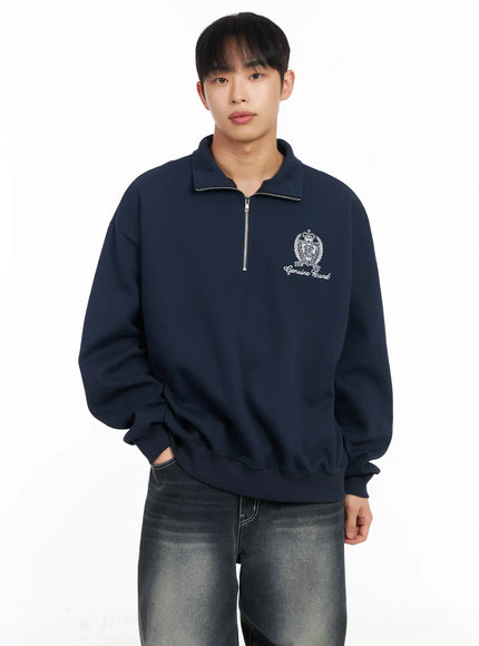 mens-embroidered-half-zip-sweatshirt-im511