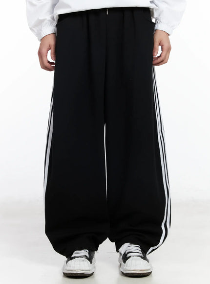 Men's Baggy Stripe Sweatpants IM523