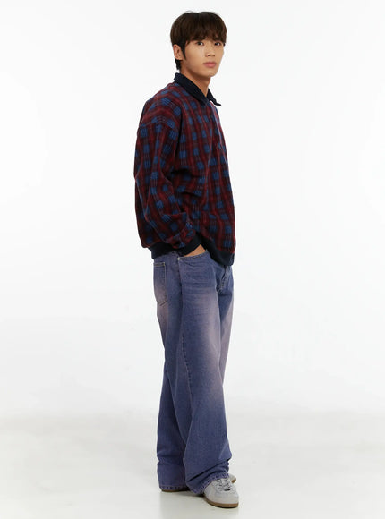 mens-checkered-collar-sweatshirt-id523